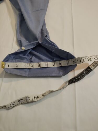 Daniel Cremieux Dress Shirt Mens 17.5 - 36 Blue RICHARD SHIRT style Pinstripe - Picture 6 of 14