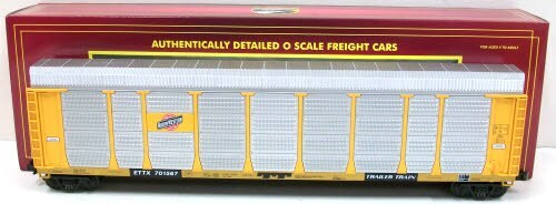 MTH 20-98256 C&NW Corrugado Auto Carrier LN Caja MTH 20-98256 C&NW Corrugado Auto Carrier LN Caja