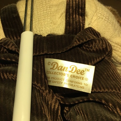 DAN DEE TEDDY BEAR COLLECTOR'S CHOICE 14" PLUSH STUFF BROWN DAD BEAR - Picture 6 of 7
