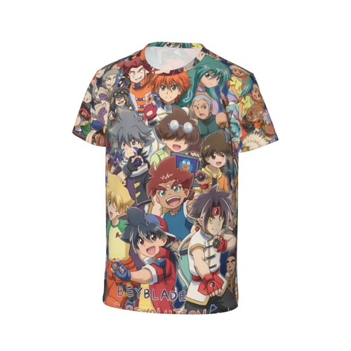 Beyblade Anime Divertido 6 - 14 Años Niños Camisa Informal Manga Corta Camiseta Ropa de Fiesta - Imagen 27 de 38