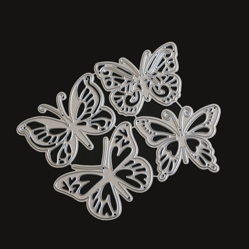 4pcs butterfly Metal Cutting Dies Stencils Scrapbook Embossing Album Card Crafts - Picture 2 of 5