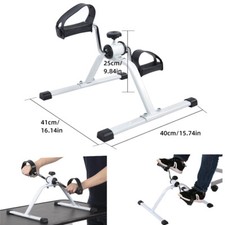 Mini Pedal Exercise Bike Leg Foot Cycle Pedal Exerciser Fit for Home and Office