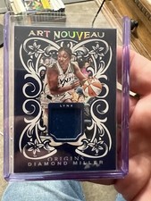 2024 ORIGINS ART NOUVEAU JERSEY RELIC SP  DIAMOND MILLER MINNESOTA LYNX