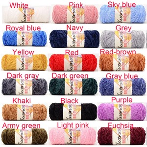 100g-Chenille-Yarn-Velvet-Yarn-Texturized-Polyester-Blended-Cotton-Suggest-DIY