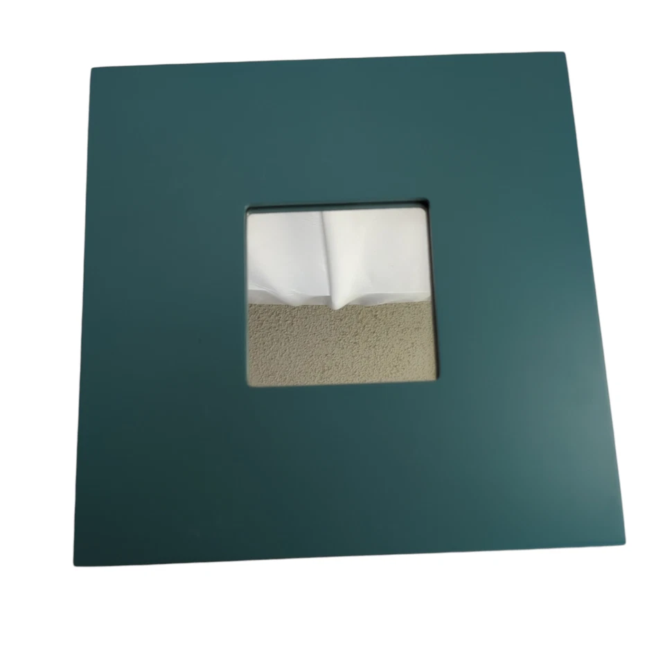 IKEA MALMA Espejo Cuadrado Decoración Pared Enmarcado Azul Teal 10” x 10” Lote de 2 Foto 3 de 4