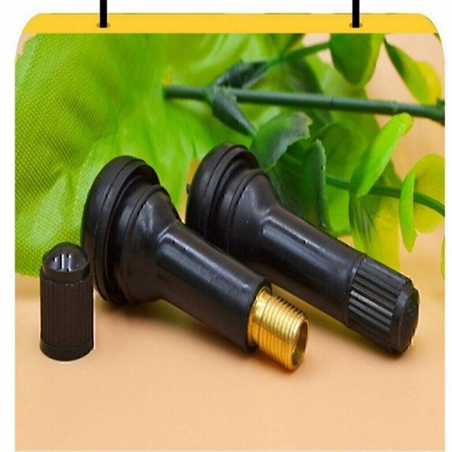 100X Car Auto TR 413 Snap In Tyre (Tire) Valve Rubber Tubeless Short Valve Stems - Picture 9 of 12