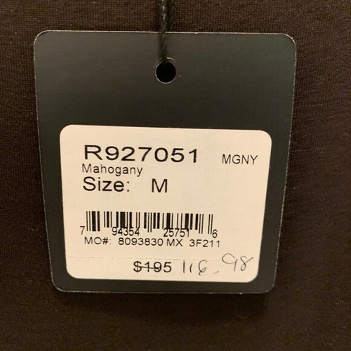 Neu mit Etikett St. John Mahagoni kurzärmliges Oberteil 195 $ - Bild 4 von 6
