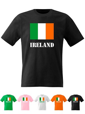 St Patricks Day T-Shirt Kids Irish Top Hat Flag Funny Ireland Paddys Boys Girls