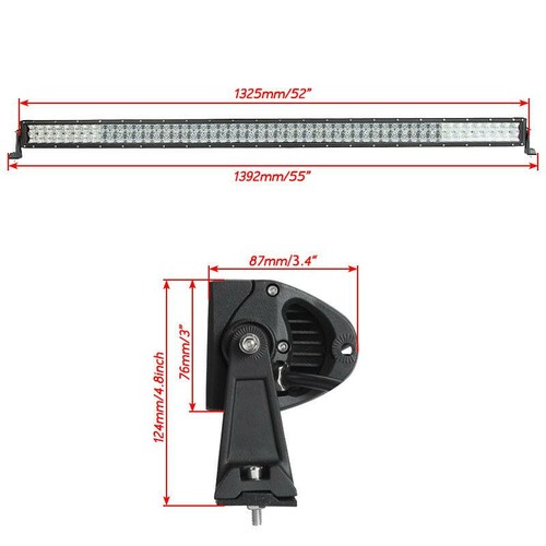 52/50/42/32/22/14 inch Curved 5D RGB LED Light Driving Bar & Wiring Harness Kits - Picture 60 of 106