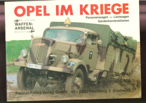 Opel en la guerra vagones de pasajeros camiones construcciones especiales - Imagen 1 de 3