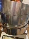 4 Round Stainless Steel Pastry Cake Mousse baking Ring Molds Lot 10”