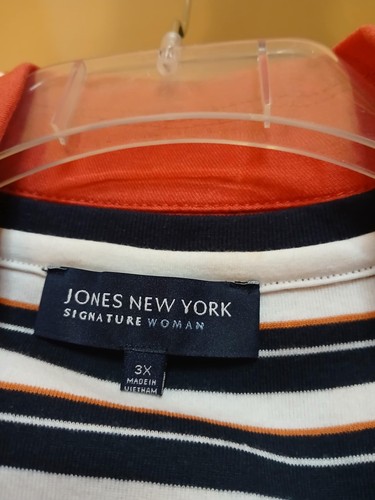 2Pc Jones New York Signature Womans Salmon color 3X jacket and top - Picture 4 of 10