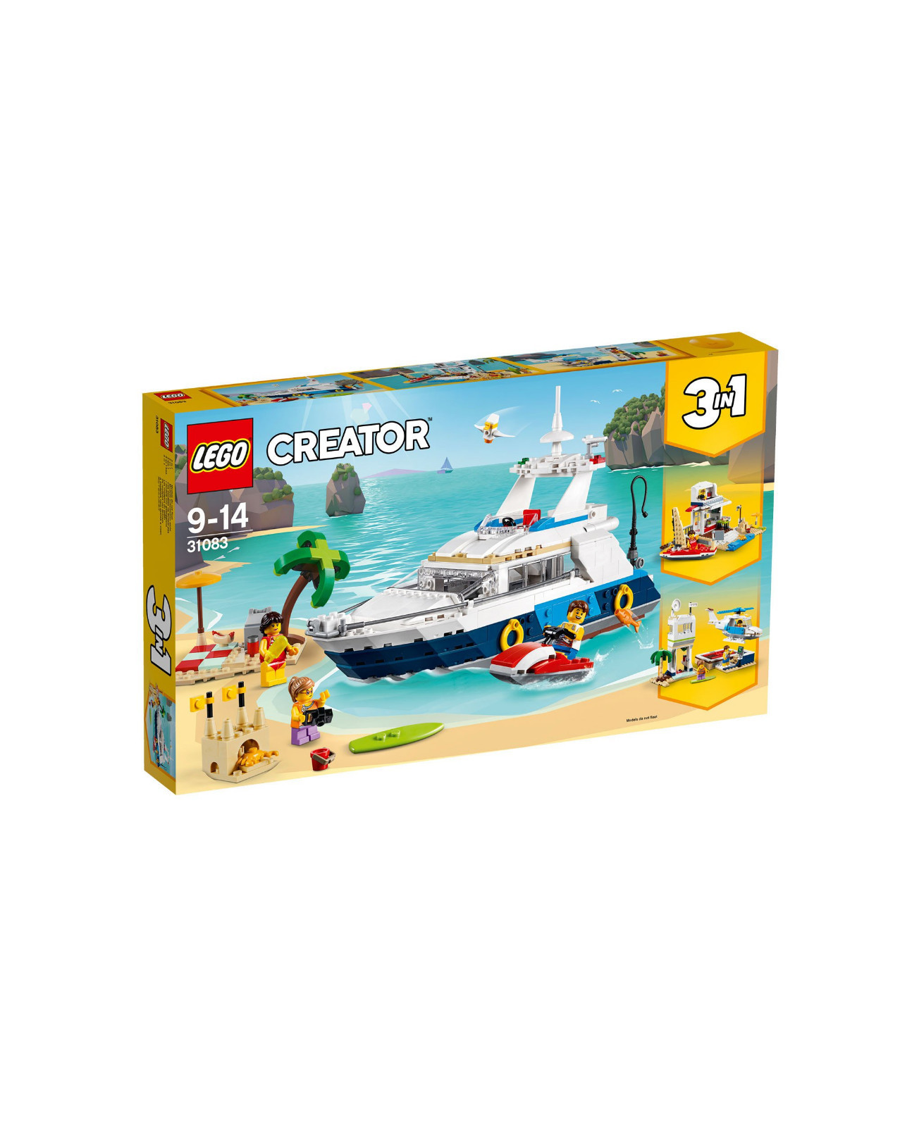 Lego Creator 3 In 1 Yacht Avventure In Mare Anni Art 31083 9 14