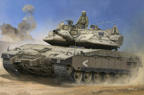 HobbyBoss 84523 1/35 IDF Merkava Mk IV w/Trophy Main Battle Tank - Picture 2 of 12