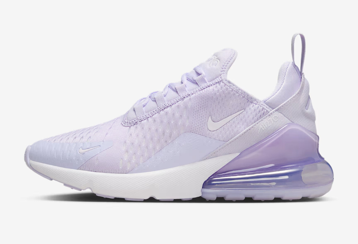 women's nike air max 270 casual shoes purple