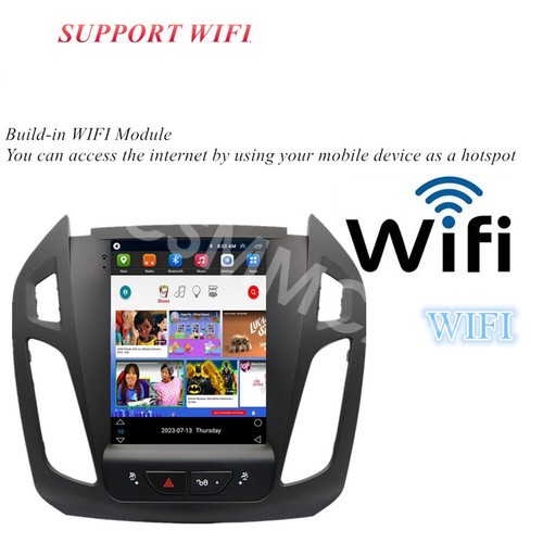 Android 14 Multimedia Player Touch Screen Fit For Ford Transit Connect 2014-2018 - Picture 18 of 24