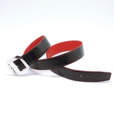 Handmade 40mm Crocodile Skin Belt/925 Buckle Size 100 Free economy shipping