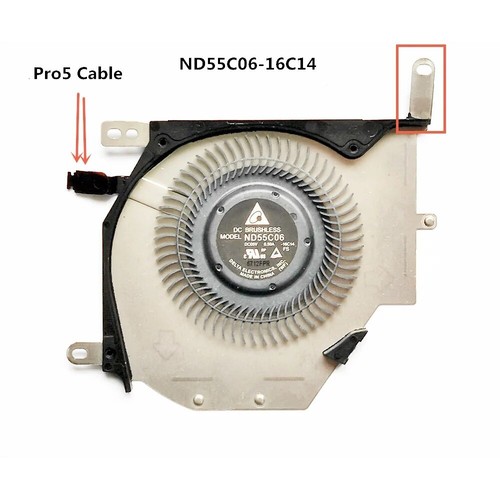 For Surface Pro 4 1724 Pro 5 1796 ND55C06-16G04 BAZA0603R5H CC131K06 PC Cooler - Afbeelding 15 van 20