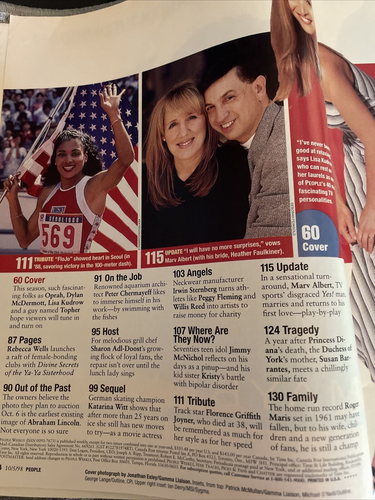People - October 5, 1998 - TV's Most Fascinating Stars of '98 FloJo Oprah Couric - Picture 2 of 4