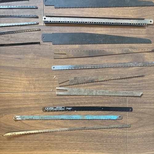 Large Job Lot of Hand Saw Hacksaw & Junior Hack Saw Blades Mixed - Picture 10 of 10