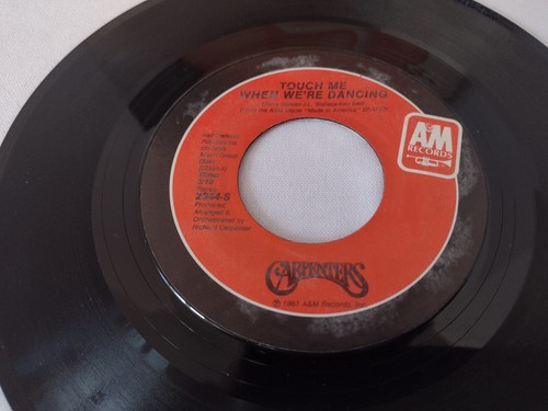 Carpenter's Touch Me When We're Dancing 45 RPM - A&M 2344-S - Picture 4 of 13