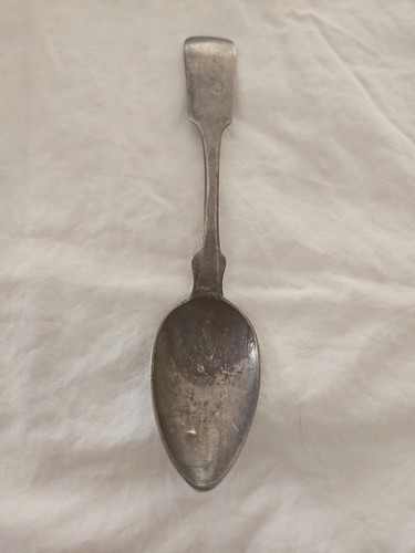 Antique American Coin Silver Teaspoon P.P. Hayes - Pokeepsie NY