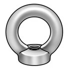Round Eye Nut, M30-3.50 Thread Size, 25 mm Thread Lg, Steel, Zinc Plated