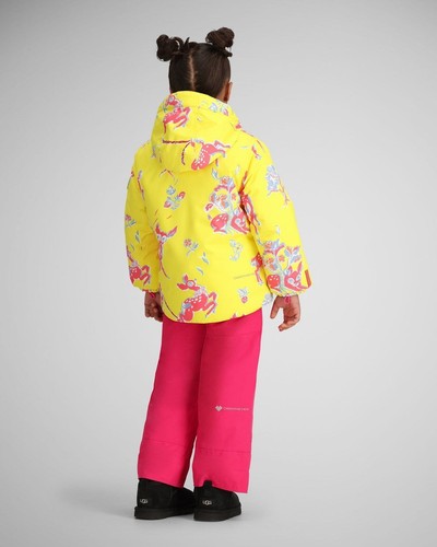Obermeyer Girls Ashor Hooded Ski Jacket Size 5 NWT $129.50 Floral Fauna - Picture 3 of 4