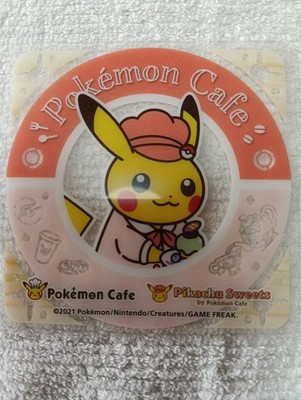 Pikachu Pokemon Cafe Clear Card Coaster Pokemon Center Promo Japanese E4123