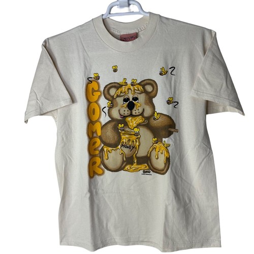 Vintage Impact Originals Gomer Honey Bear Damen XL T-Shirt Orzek Hergestellt in den USA