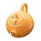 Pot Ceramic Orange Shaped Teaware Tea Brewing Pot Teapot Teakettle