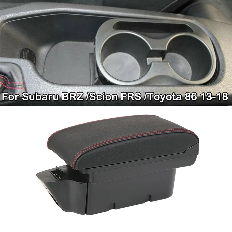 1*Armrest Box Console Storage Box For Subaru BRZ /Scion FRS /Toyota 86 2013-2018 - Image 2 of 4