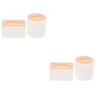  2 Pack Miniatur-zubehör Puppenhaus-badezimmer-accessoires Miniaturzubehör