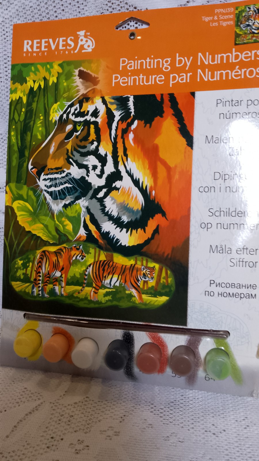  Reeves Painting By Numbers PPNJ39 Tigers/ 