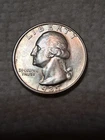 1935 Washington Silver Quarter In EF/AU Condition In My Opinion. #598