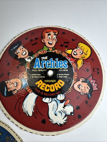 The Archies Set Of 3 33 RPM 5" Cereal Box Records Wanna Dance, Nursery Rhymes - Picture 3 of 5