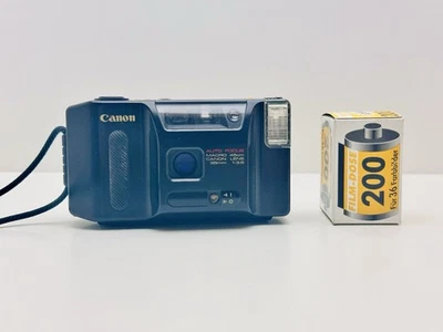 Canon AF35M Sprint Auto Focus 35mm Film Kamera Point - Bild 1 von 4