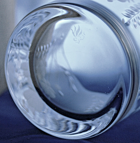 ROYAL DOULTON CRYSTAL - FALLING STARS - 300ml WHISKY TUMBLER GLASS 9.2cm/ 3 5/8" - Picture 8 of 8