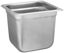 Winco SPJM-606 Anti-Jamming Steam Pan, 1/6 by 6-Inch, 24-Gauge