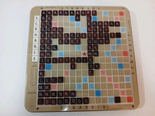 Scrabble Deluxe Edition With Turntable Base 1982 Selchow & Richter Ages 8+ - Picture 5 of 10