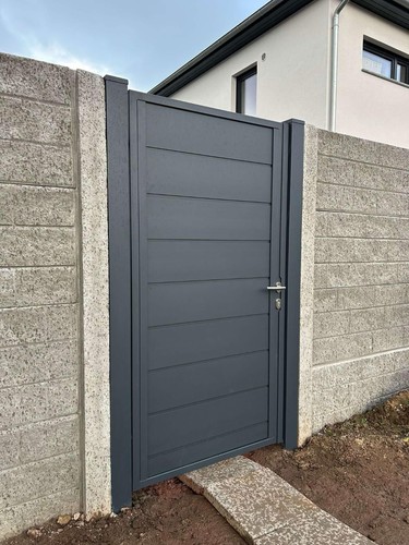 Metallzäune aus Polen Schiebetore Betonzäune Gartenzaun Tore Zaun Pforte - Bild 10 von 24