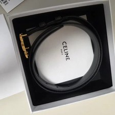 Celine Triomphe Belt Medium Size 80 - Elegant Designer Accessory