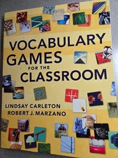 Vocabulary Games for the Classroom~ELA-Math-Science-Social Studies~Like New
