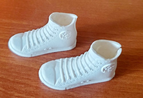 Ken Barbie High Top Sneakers Vintage Original Genuine Ken signature Shoes - Picture 8 of 8