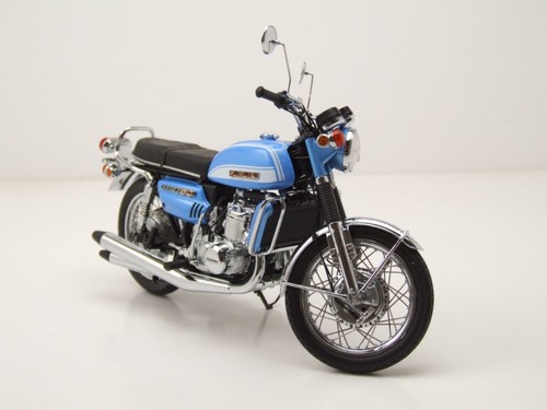 Suzuki GT 750 J 1973 blau metallic Modellmotorrad 1:12 Minichamps - Bild 5 von 6