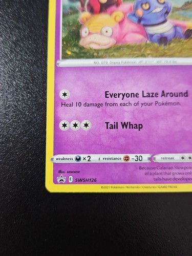 Galarian Slowpoke SWSH126 SWSH: Sword & Shield Promo Cards Holo - Picture 3 of 4