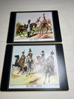 Vintage Alfred De Marbot Del GARDE IMPERIAL  Set Of 4 Placemats 15.5” x 11.75”