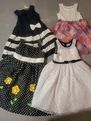 Girls Dresses 4t Lot Of 4 Osh Kosh, American Princess, Sweet Heart Rose, Place