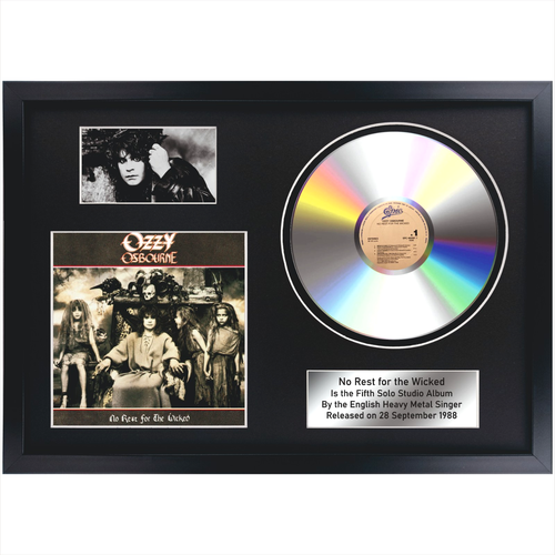 Ozzy Osbourne – Diary of a Madman / Memorabilia / CD / Souvenir in black frame - Picture 9 of 17