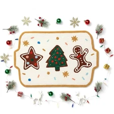 Rifle Paper Co. × Loloi 2′×3′ Gingerbread Cookie Rug Discontinued Collector NWT